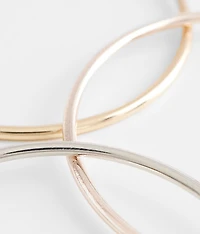 3 Pack Hoop Earring Set