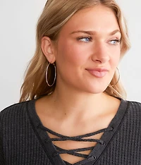 3 Pack Hoop Earring Set