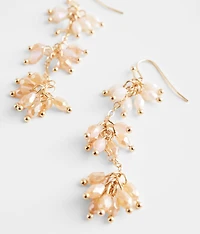 Beaded Cluster Earring