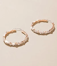 Glitz Hoop Earring