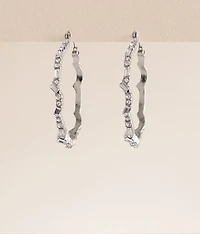 Glitz Hoop Earring