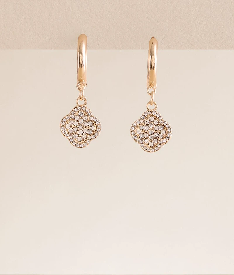 Glitz Clover Earring