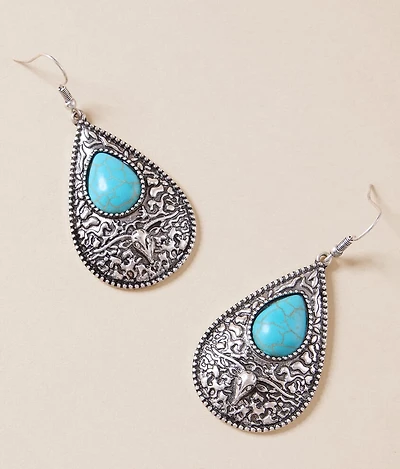 Turquoise Teardrop Earring