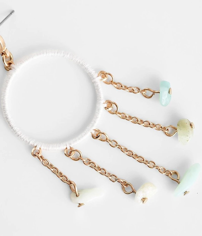 Stone Fringe Earring