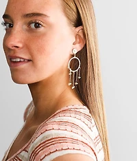 Stone Fringe Earring