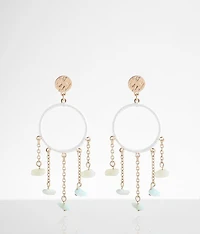 Stone Fringe Earring