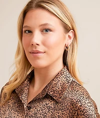 12 Pack Mixed Metal Earring Set