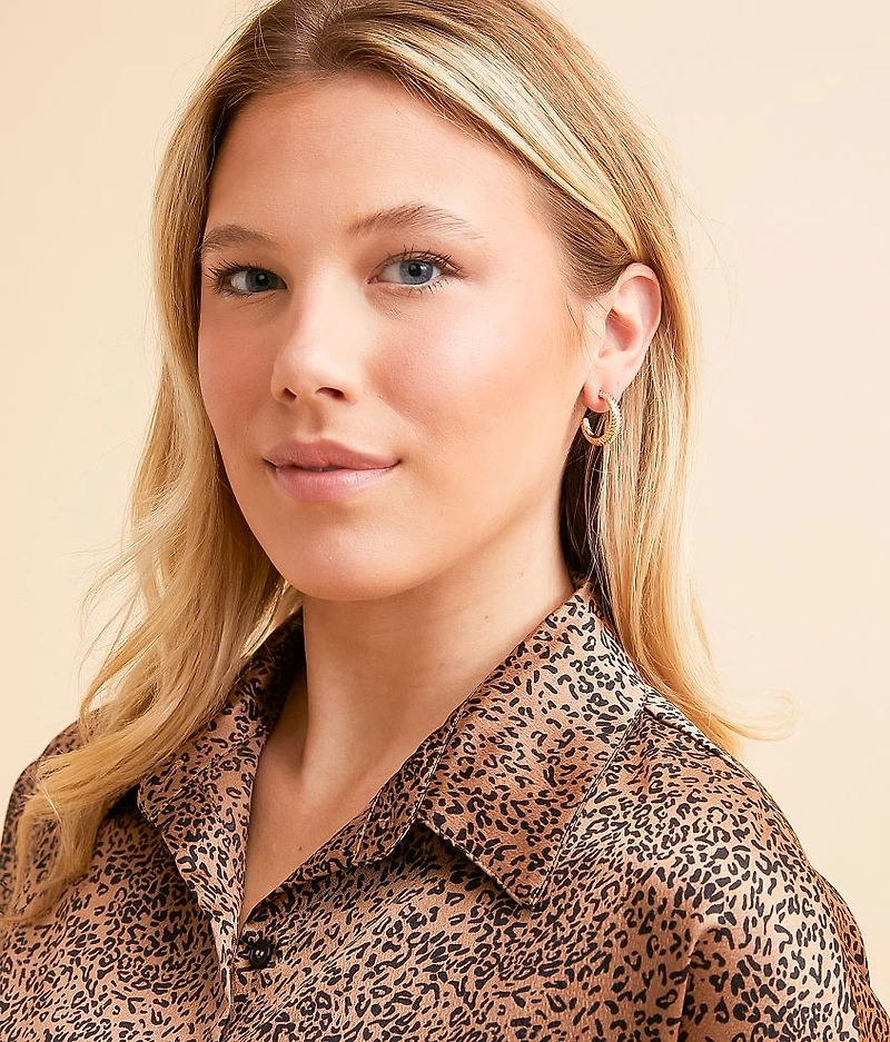 12 Pack Mixed Metal Earring Set
