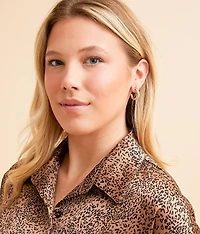 12 Pack Mixed Metal Earring Set