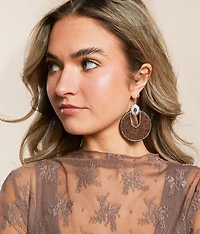 Cheetah Glitz Drop Earring