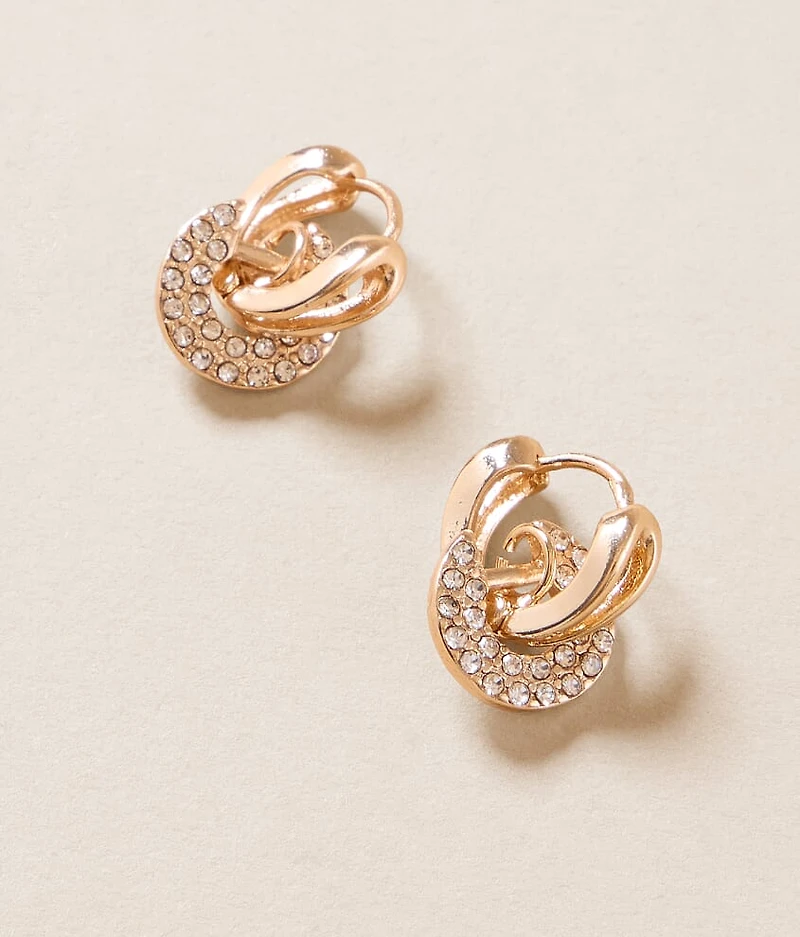 Glitz Mini Hoop Earring