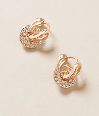 Glitz Mini Hoop Earring