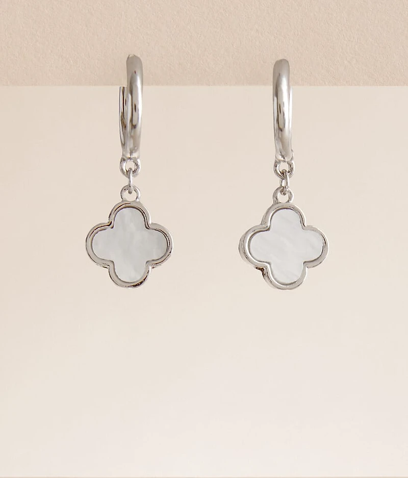 Clover Mini Hoop Earring