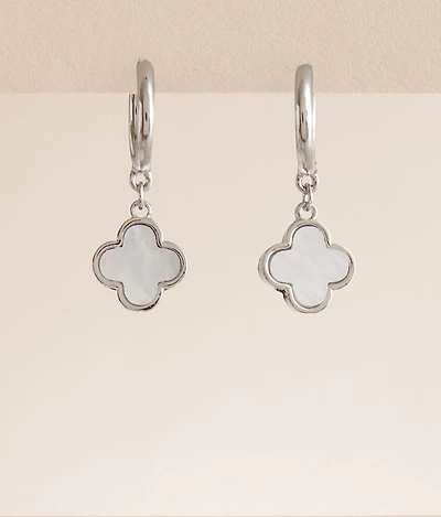 Clover Mini Hoop Earring