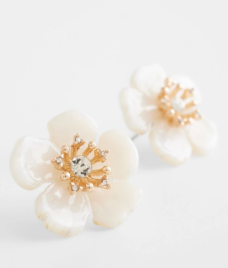 Glitz Flower Earring
