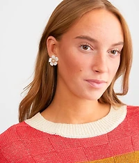 Glitz Flower Earring