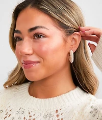 Glitz Hoop Earring