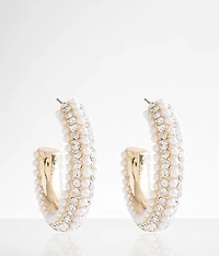 Glitz Hoop Earring
