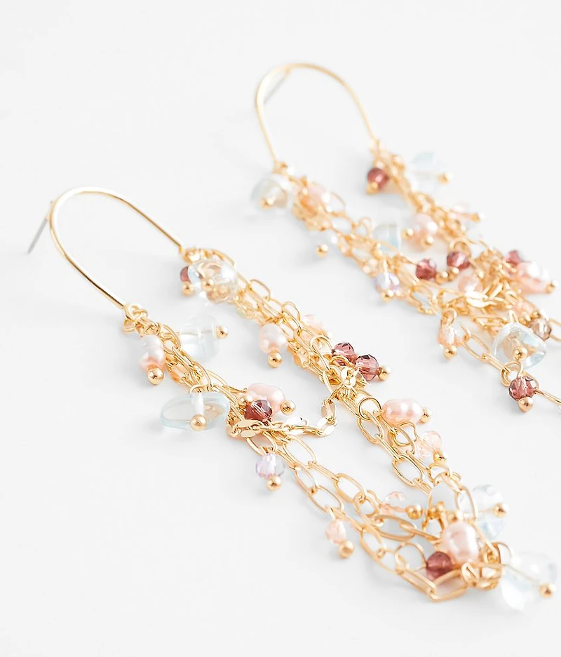 Beaded Chain Earring