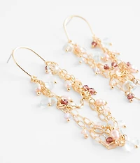 Beaded Chain Earring