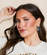 Turquoise Stone Earring