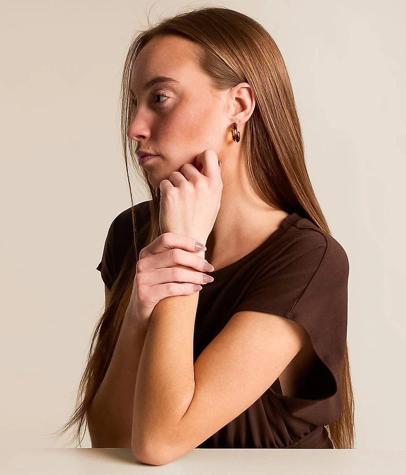 3 Pack Mixed Hoop Earring Set