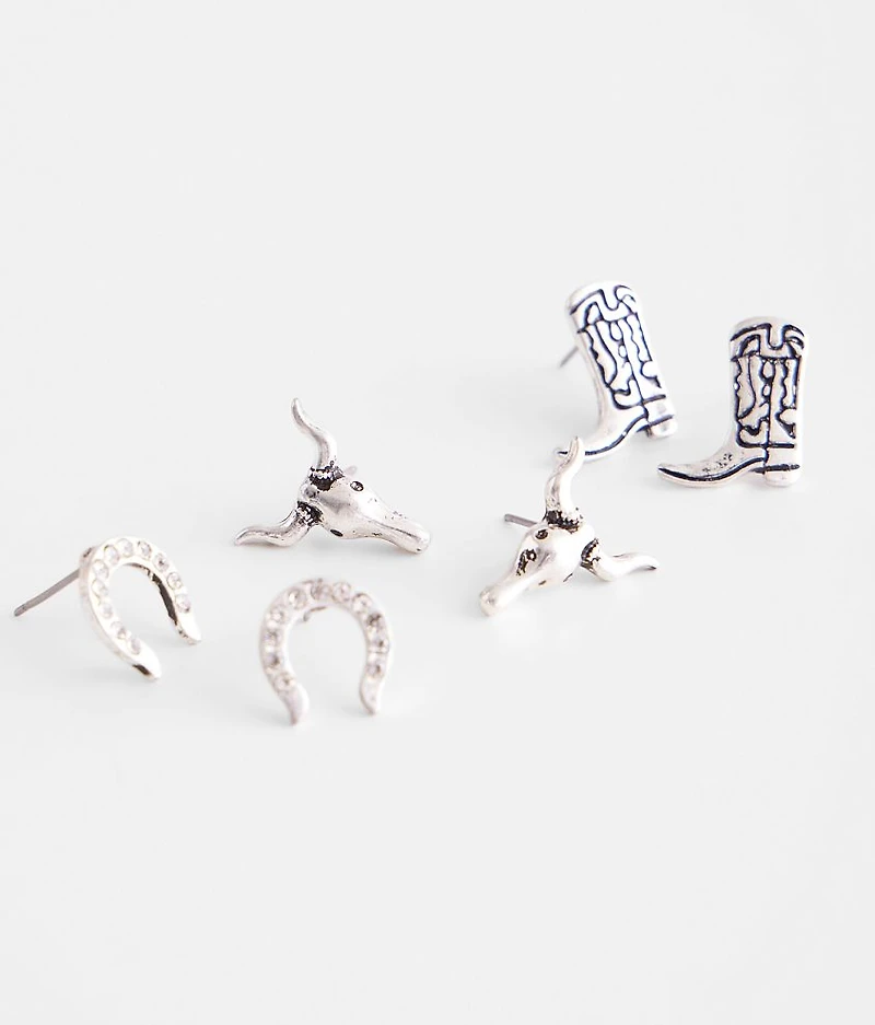 Pack Western Earring Set