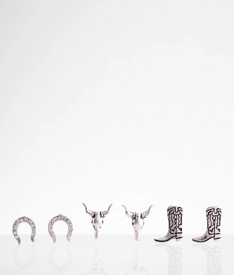 Pack Western Earring Set
