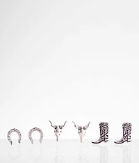 Pack Western Earring Set