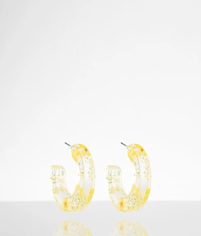 Floral Resin Earring