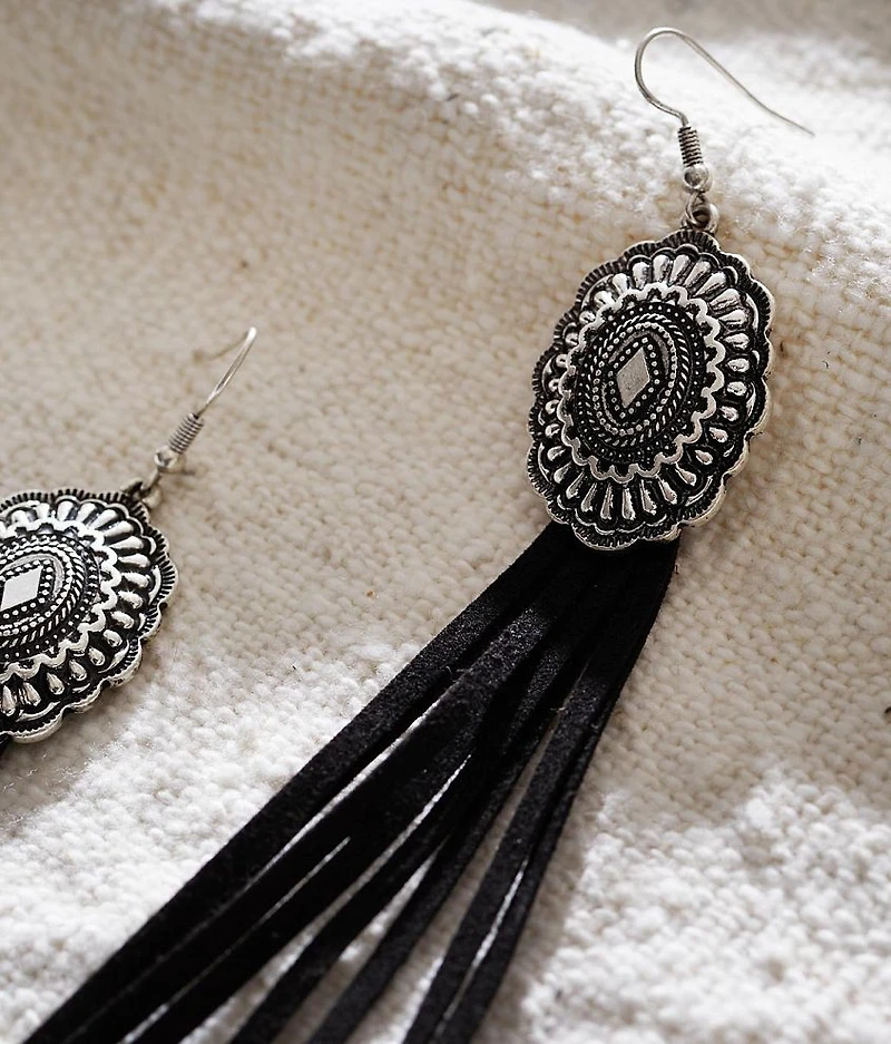 Western Fringe Drop Earring