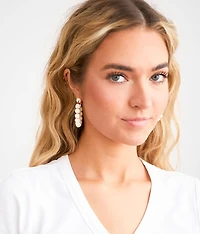 Beaded Hoop Earring