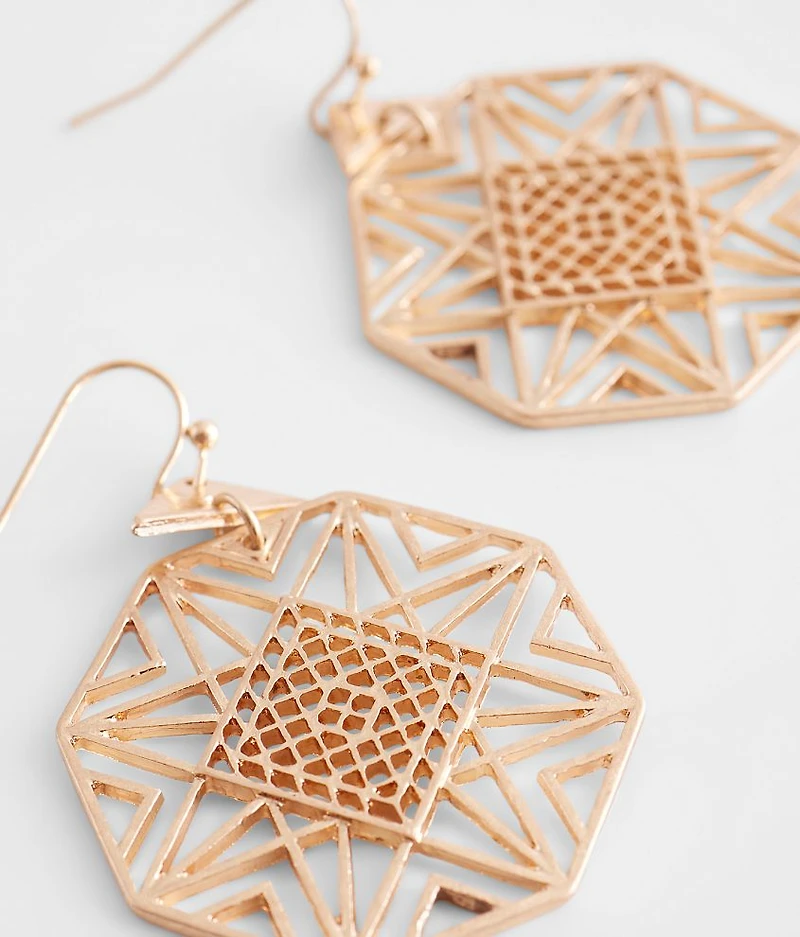 Filigree Drop Earring