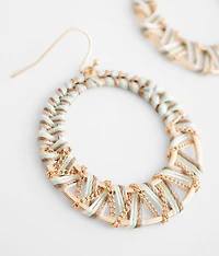 Hoop Drop Earring