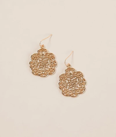 Filigree Drop Earring