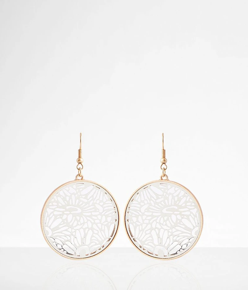 Filigree Drop Earring