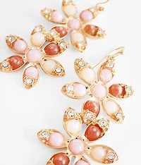 Floral Drop Earring
