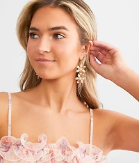 Floral Drop Earring