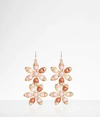 Floral Drop Earring