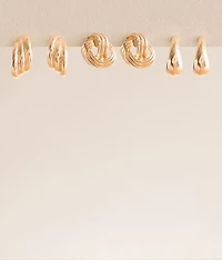 3 Pack Glam Earring Set
