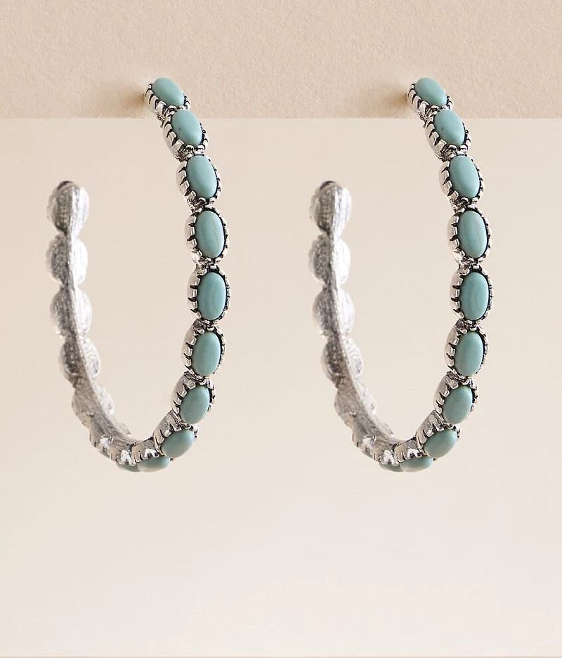Turquoise Hoop Earring