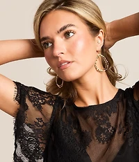 Double Teardrop Earring