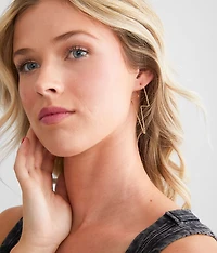 Lightning Bolt Outline Earring