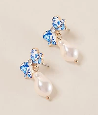 Floral Bow Earring
