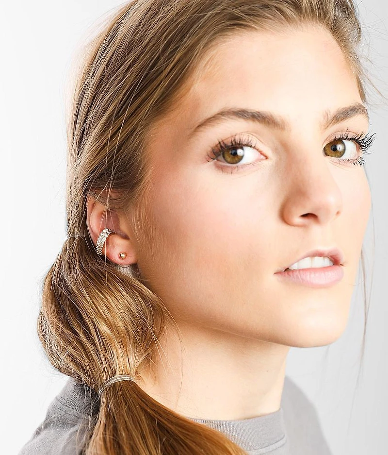 Glitz Earring Cuff Set