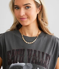 Twisted Snake Chain Necklace