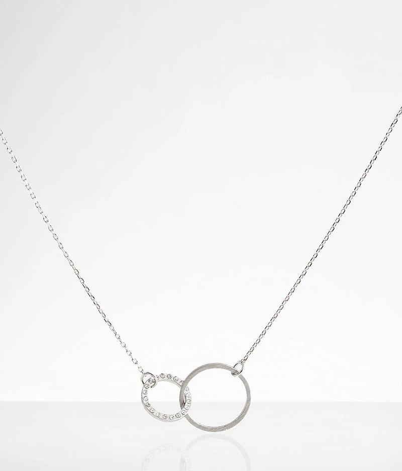 Dainty Double Circle Necklace