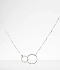 Dainty Double Circle Necklace