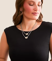 2 Pack Glitz Necklace Set