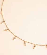 Glitz Cross Necklace